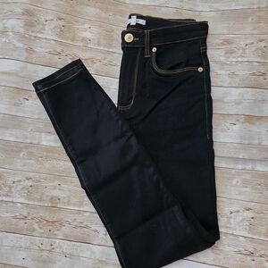 STS Blue Dark Skinny Jeans with Gold Stitching